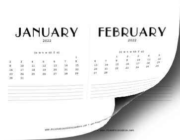 2022 CD Case Calendar Calendar