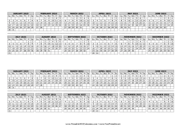 2022 Calendar Computer Monitor Calendar