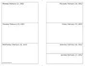 02/21/2022 Weekly Calendar-landscape calendar
