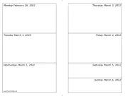 02/28/2022 Weekly Calendar-landscape calendar