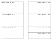 10/10/2022 Weekly Calendar-landscape calendar
