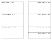 10/17/2022 Weekly Calendar-landscape calendar